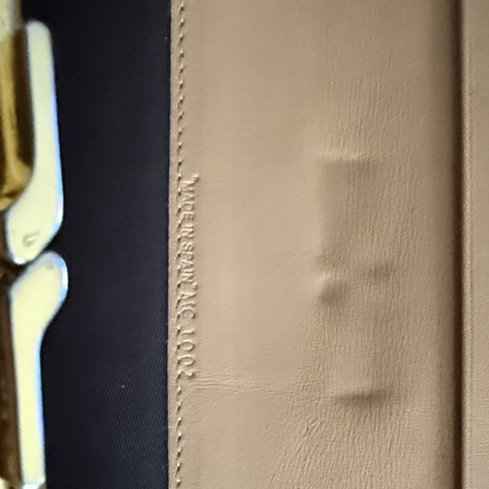 Dior Tan and Brown Monogram Wallet with snap clip close pouch. - Picture 3 of 13